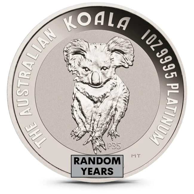 Australia 1 Oz Platinum Koala Random Year (BU)