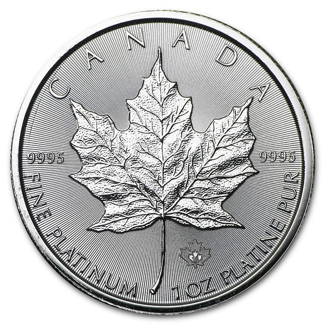 Canada 1 Oz Platinum Maple Leaf (Dates Our Choice)